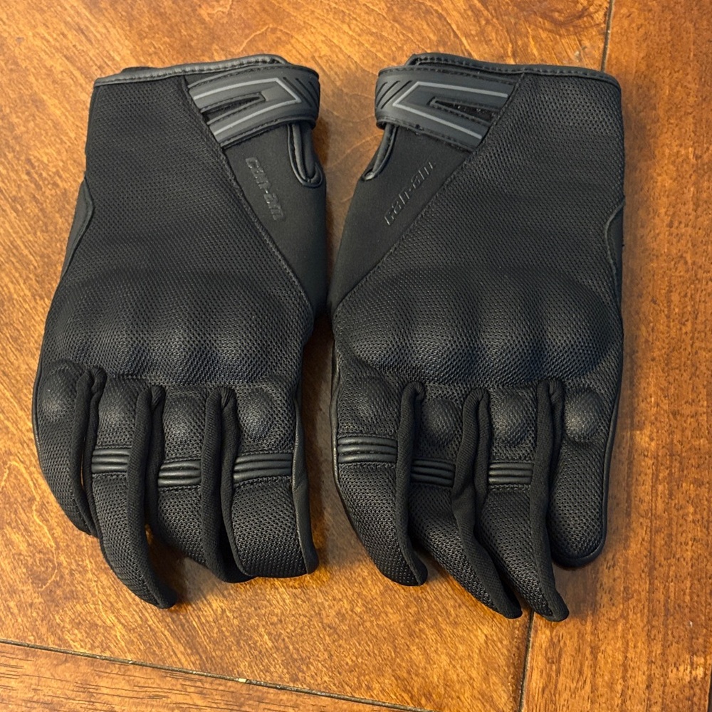 Black Men's Motorcycle Gloves